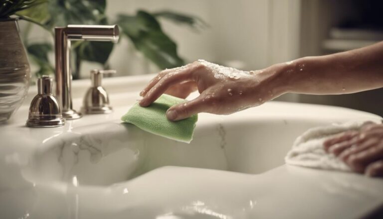 bathroom vanity countertop cleaning