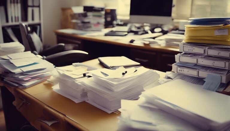 efficient office paperwork organization