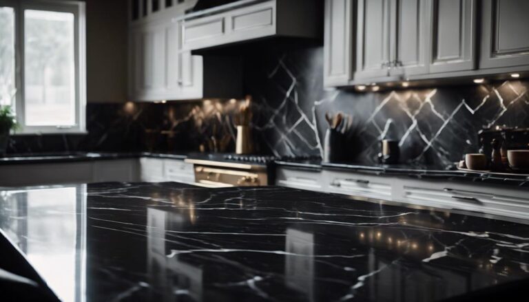 elegant black marble stone