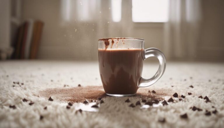 hot chocolate stains removal